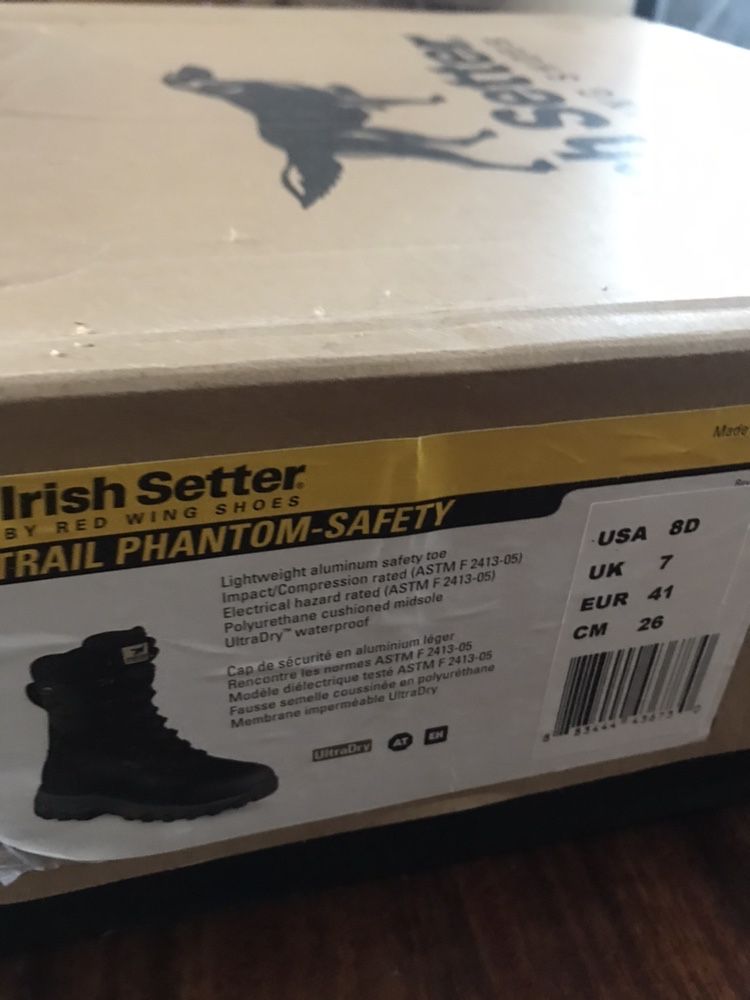 Ботинки Irish Setter Trail Phantom Waterproof охота ЗСУ рибалка,