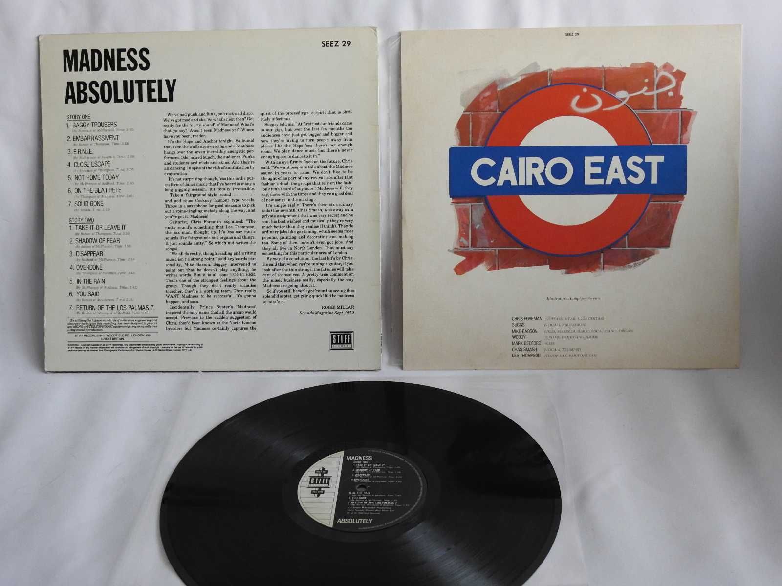 Madness ‎Absolutely LP UK Британская пластинка 1980 EX 1st press