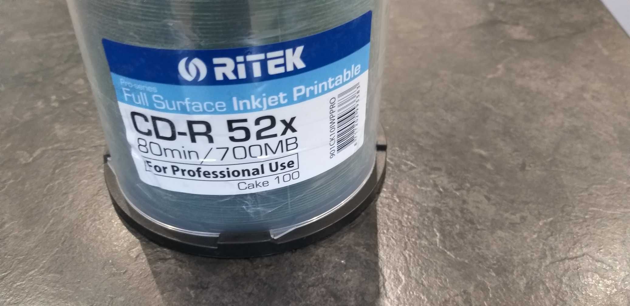 Traxdata  RITEK CD-R 700 MB 52x 99 sztuk (901CK10IWPPRO) Pro series