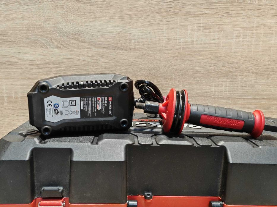 Szlifierka kątowa Parkside PPWSFA 20-Li A1 komplet