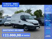 Iveco Daily 35S14V, 2.3 Diesel 140KM 6MT L3H2 Hit!  Super Cena, Możliwość doposażenia w hak z uciągiem 3,5 tony! Kamera!