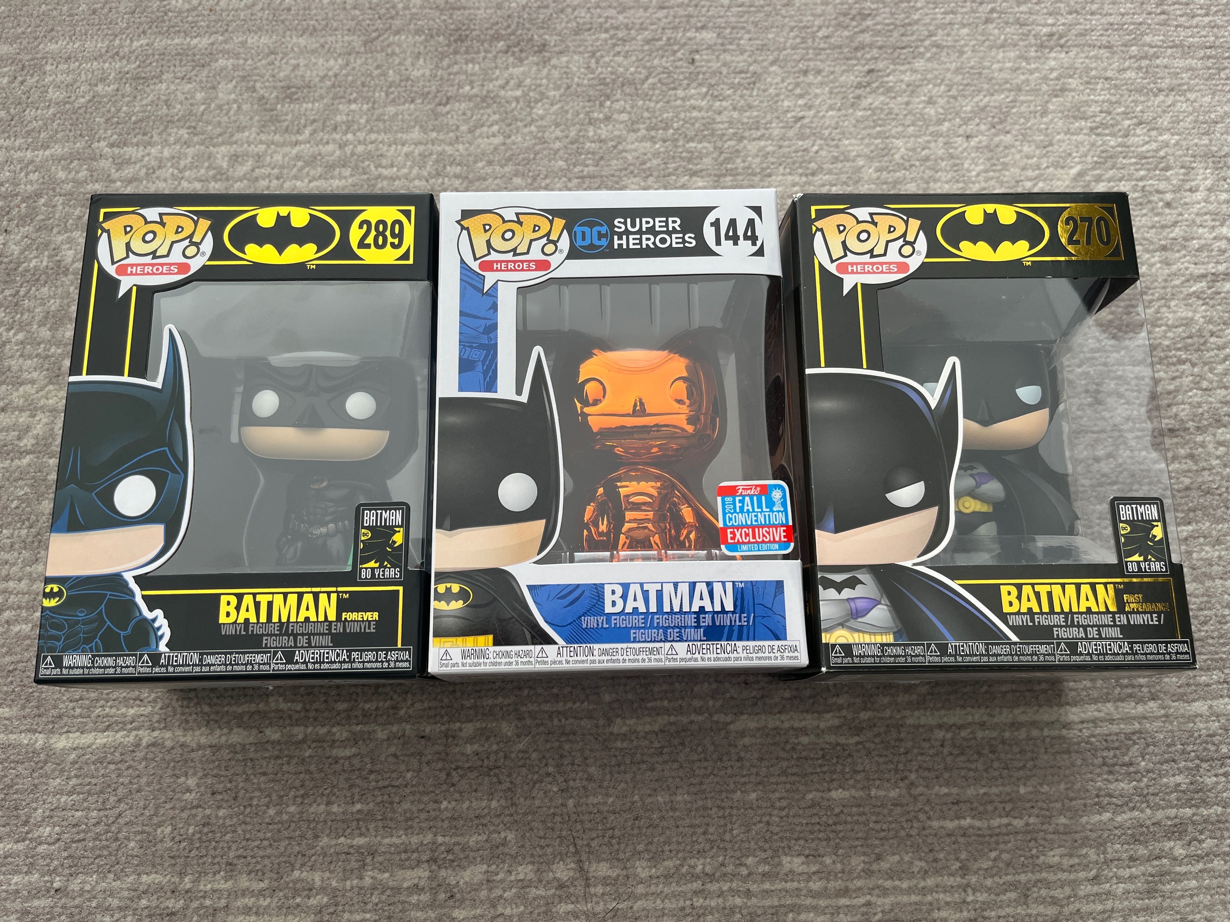 Conjunto de Funko Pop Batman