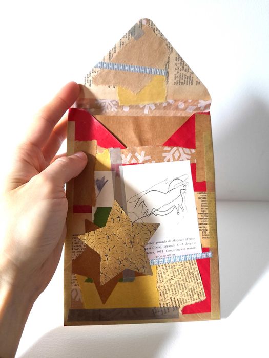 Envelope Rústico e Cartão em Branco