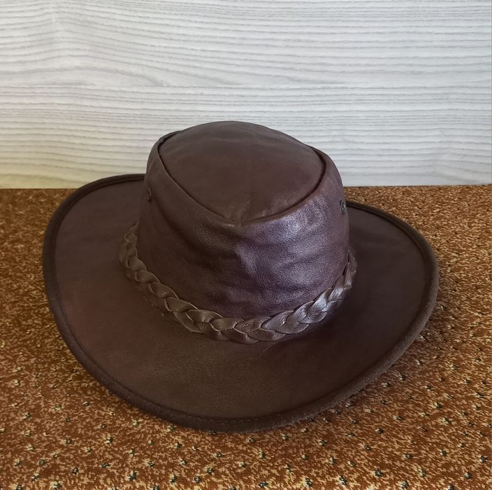 Шляпа ковбоя Barmah кожа