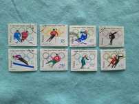 Znaczki Polska 1964 – Olimpiada Innsbruck – 8 z 10 – sport, vintage