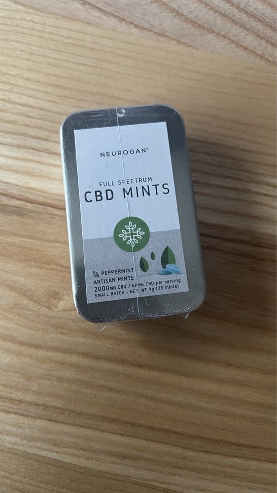 CBD mints 2000 / КБД цукерки желейки олія Neurogan (США)
