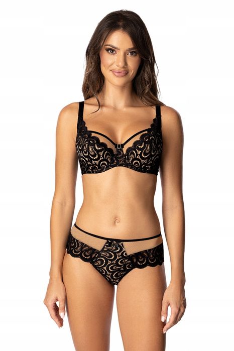 Róża Saraja Biustonosz Półusztywniany Czarny R. 80D