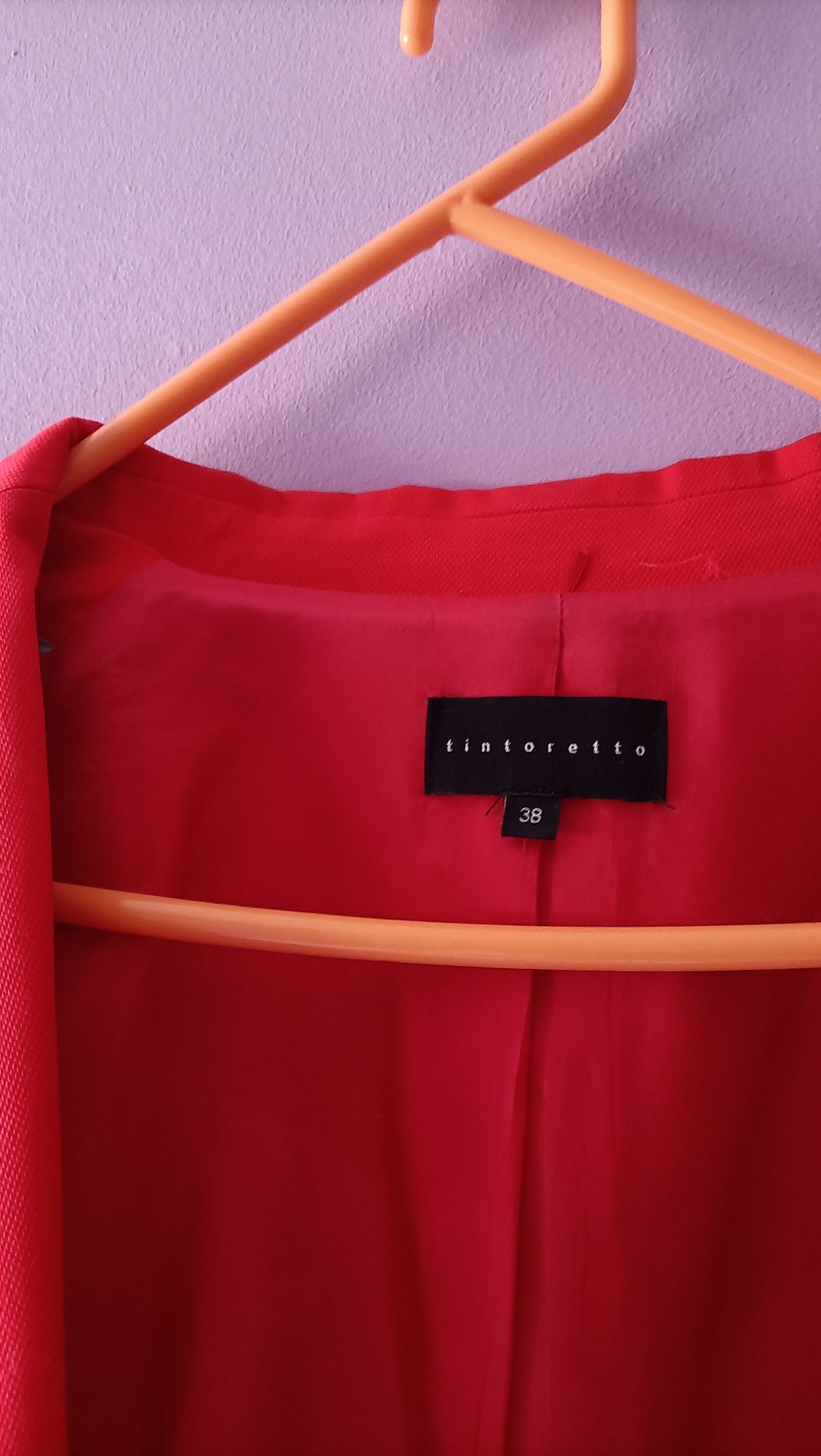 Blazer vermelho tintoretto