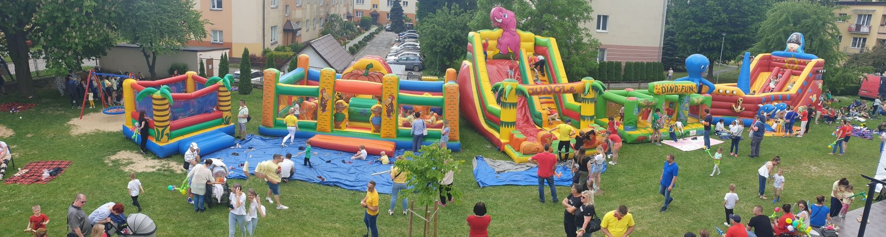 Wynajem dmuchańców. Zjeżdżalnie zamek do skakania wata popcorn basen