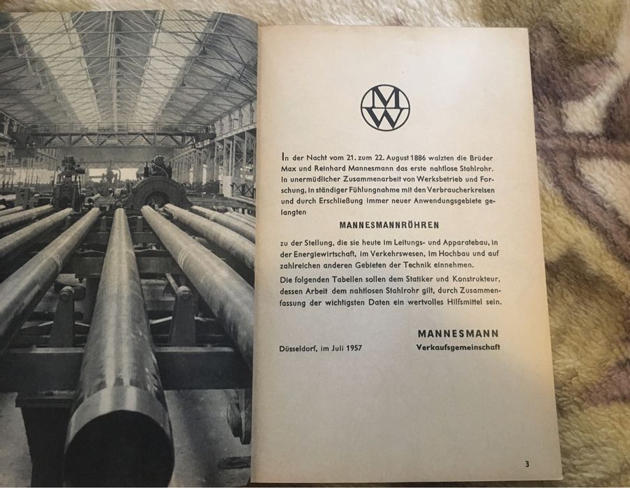 Statische werte und geeichte 1957