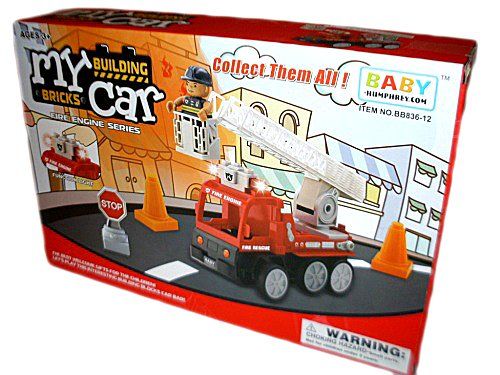 mega klocki straż pożarna my car fire bricks