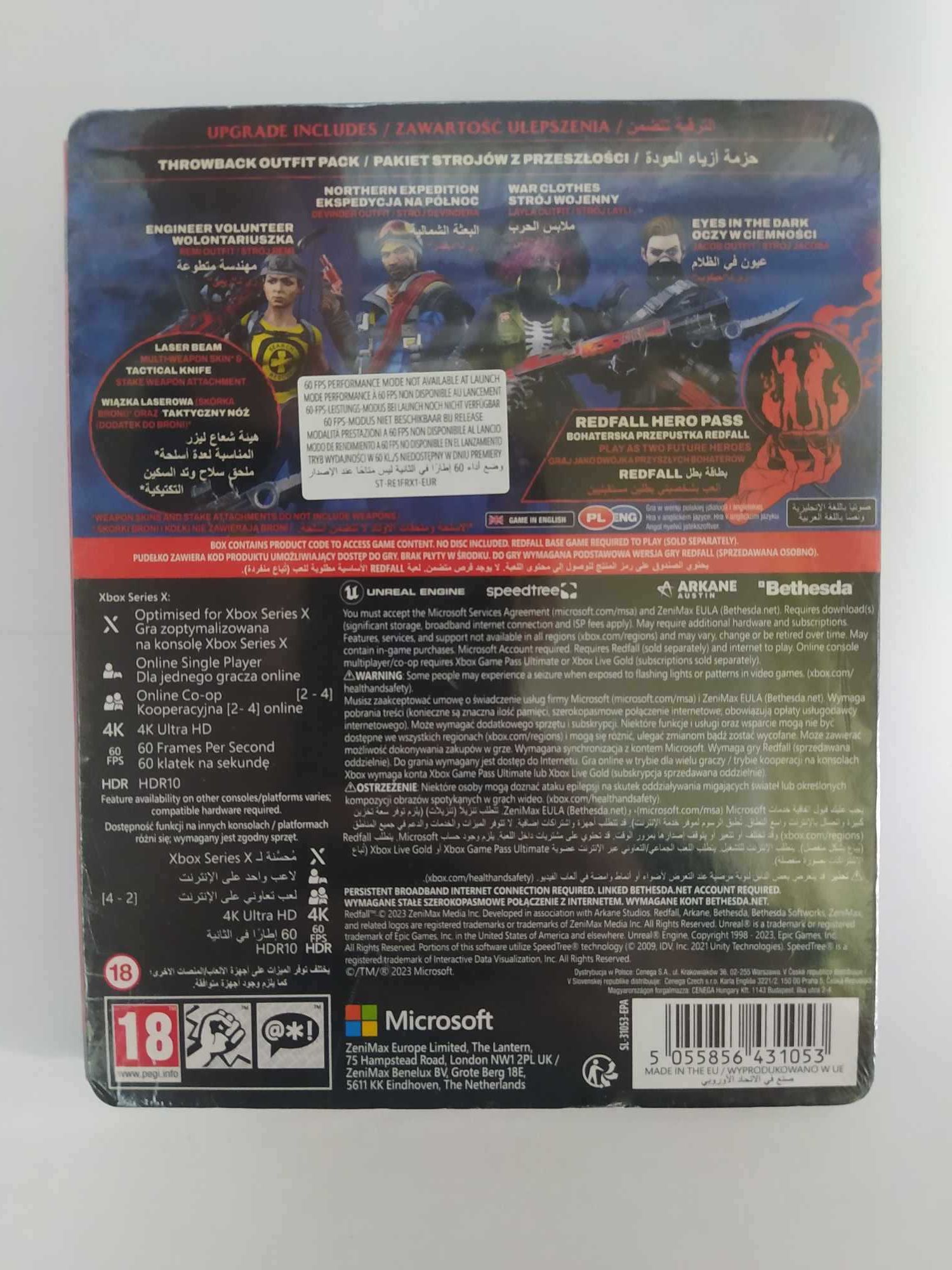 NOWY Dodatek do gry Redfall Bite Back Xbox Series X w pudełku sam kod