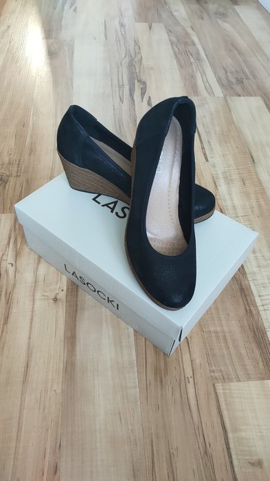 Buty na koturnie Lasocki r.37