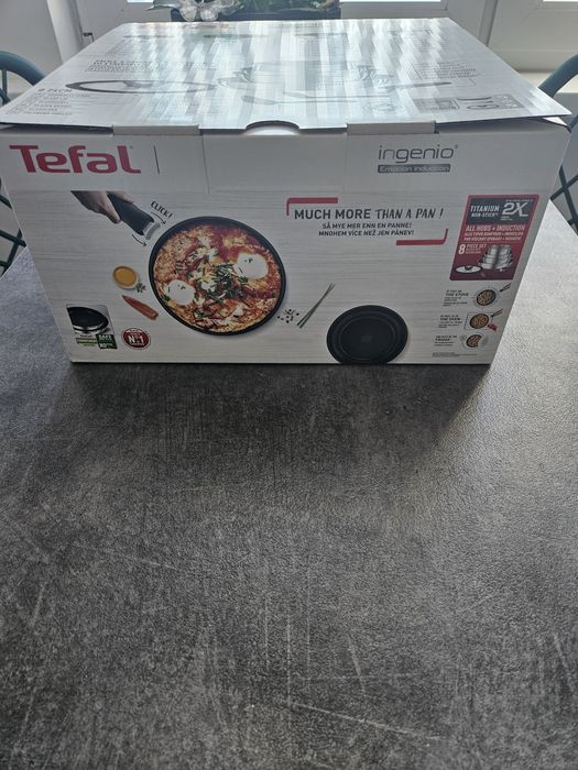 Zestaw Tefal Ingenio Emotion patelnie garnek 8 elementów indukcja NOWY
