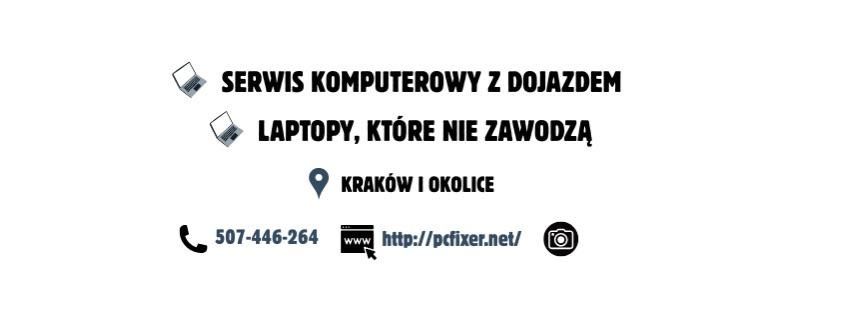 PCFixer – Mobilny Serwis Komputerowy | Kraków i okolice(Malopskie) |