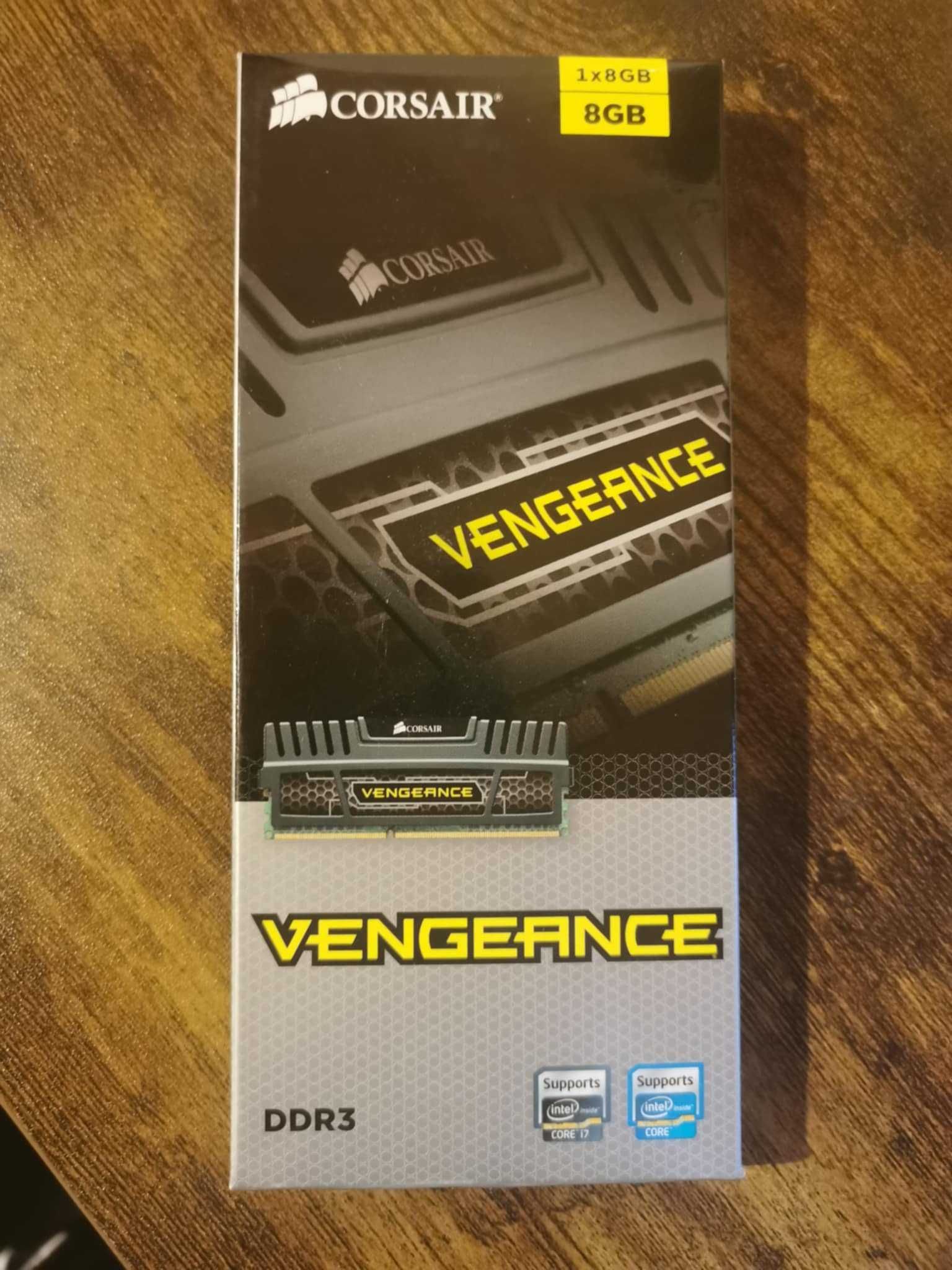 Corsair Vengeance DDR3 8GB 1600MHz CL10 – sprawna, bez radiatora