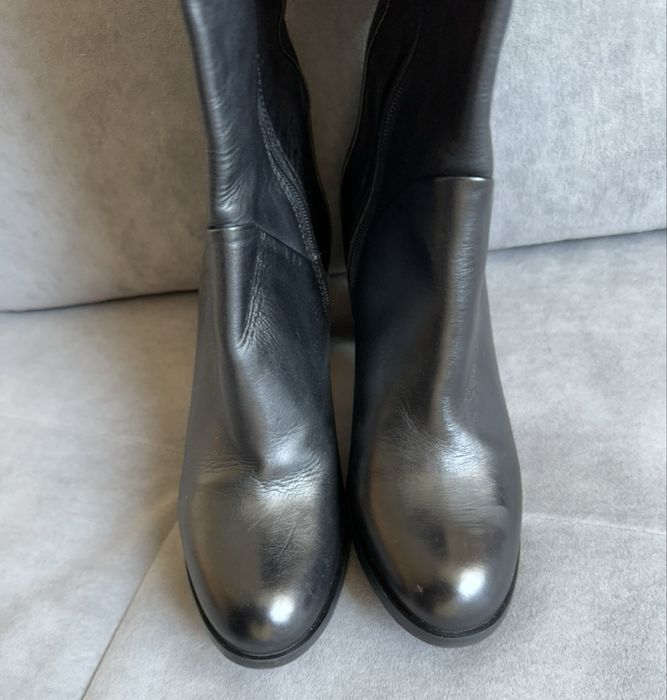 Чоботи Cosmoparis жіночі шкіряні чорні розмір 38