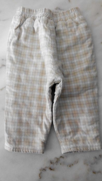 Calças forradas - T3 meses