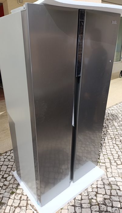 Frigorífico americano Kunft  177cm/442L/Inox (3 anos garantia)