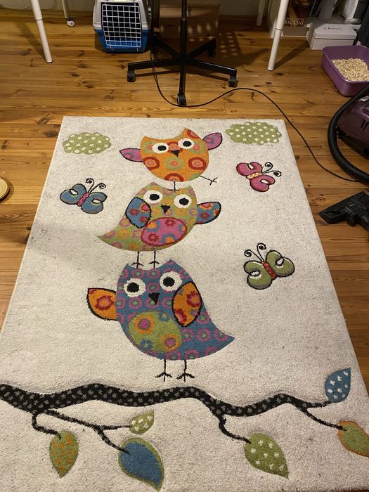 Dywan do pokoju dzieciecego  w sówk