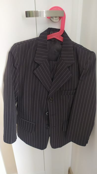 Garnitur marynarka spodnie kamizelka 116-122