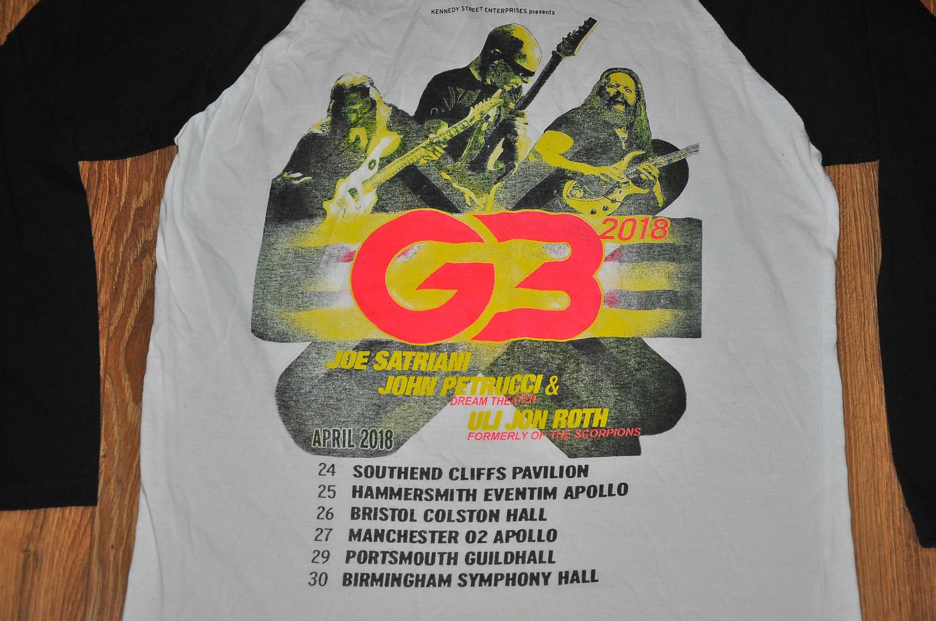 G3 2018 - Joe Satriani,John Petrucci,Uli Jon Roth - Koszulka rozm.M