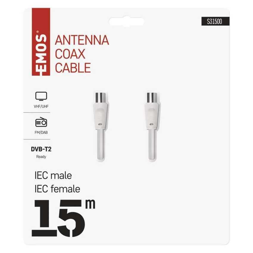 Kabel antenowy Emos 15 m