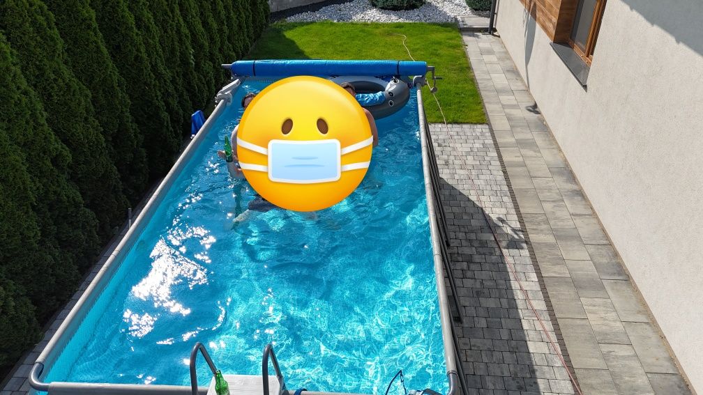 Sprzedam Basen INTEX 549x274x132cm z pompą ciepła