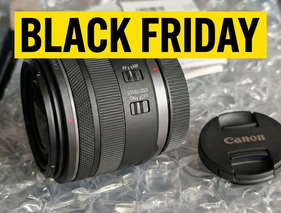 Jak NOWY Canon RF 24mm F1.8 Macro IS STM BLACK FRIDAY Gdańsk OKAZJA !!