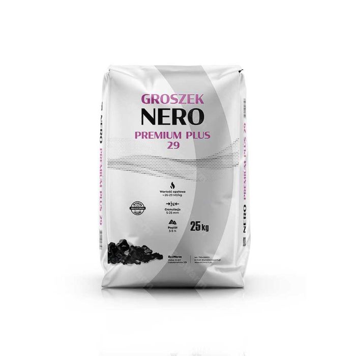 Ekogroszek Groszek NERO 29 Premium Plus Workowany
