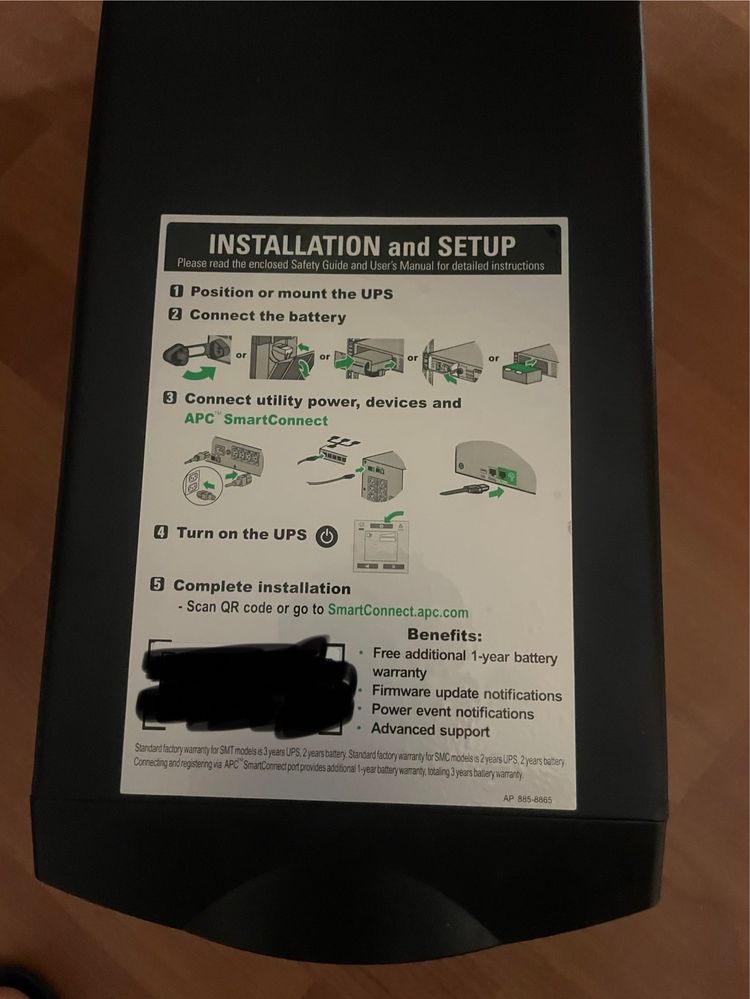 Smart UPS APC C1500