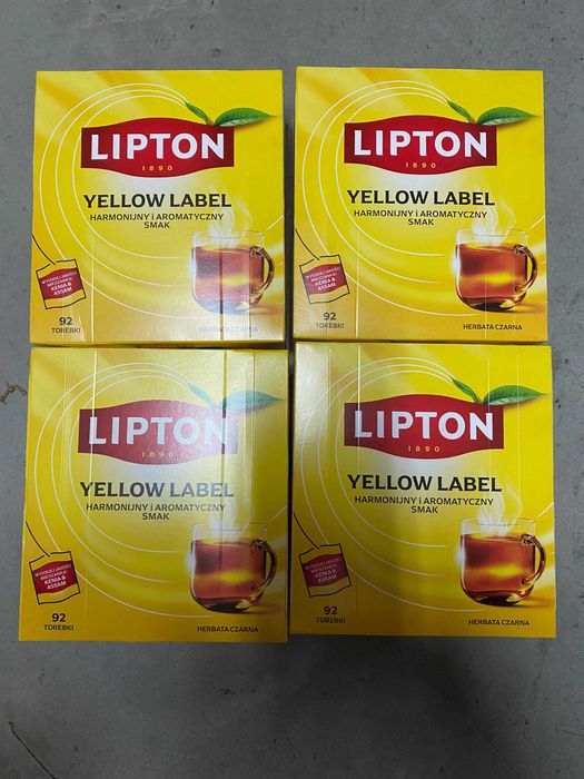 4 x herbata Lipton 92 torebki w opakowaniu