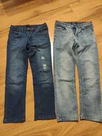 Spodnie jeans r. 134