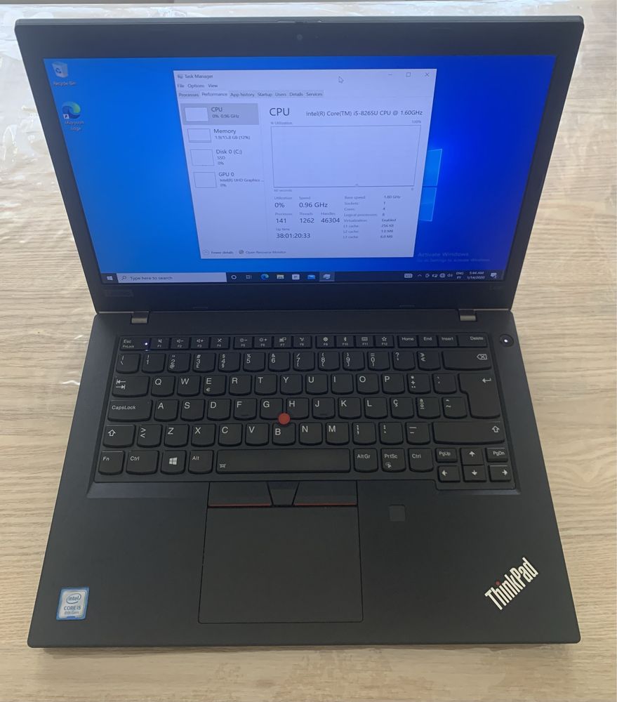 Portátil LENOVO ThinkPad L490 i5