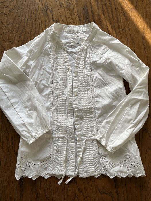Biała koszula h&m rozm 122 . Chrzciny , komunia , uroczystość
