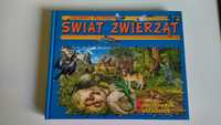 Puzzle ŚWIAT ZWIERZĄT w książce.