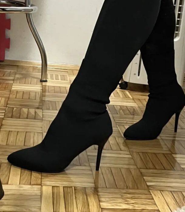 Нові жіночі ботильйони чорні 40,5 / 41