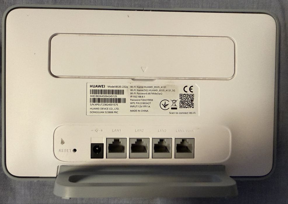 ## Router HUAWEI B535-232a 4G # LTE # WHITE ## BIAŁY ##