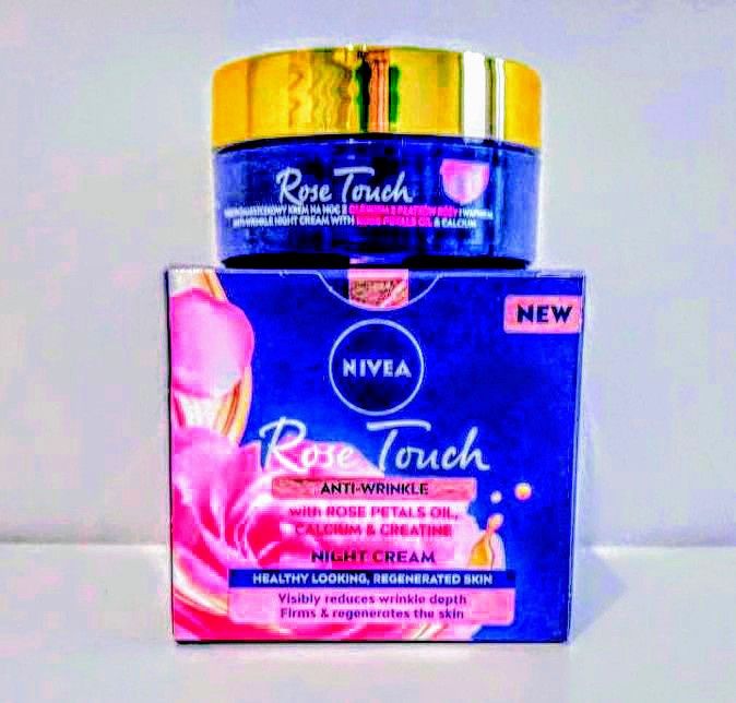 Nivea Rose Touch krem Przeciwzmarszczkowy na noc 50 ml