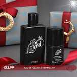 Conjunto, perfume mais desodorizante em roll on