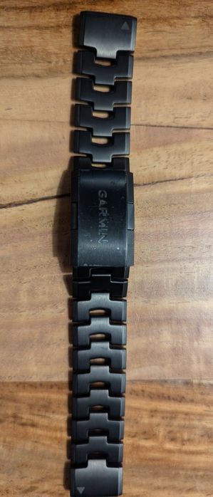 Oryginalna tytanowa bransoleta Garmin szara powłoka  DLC 22 mm