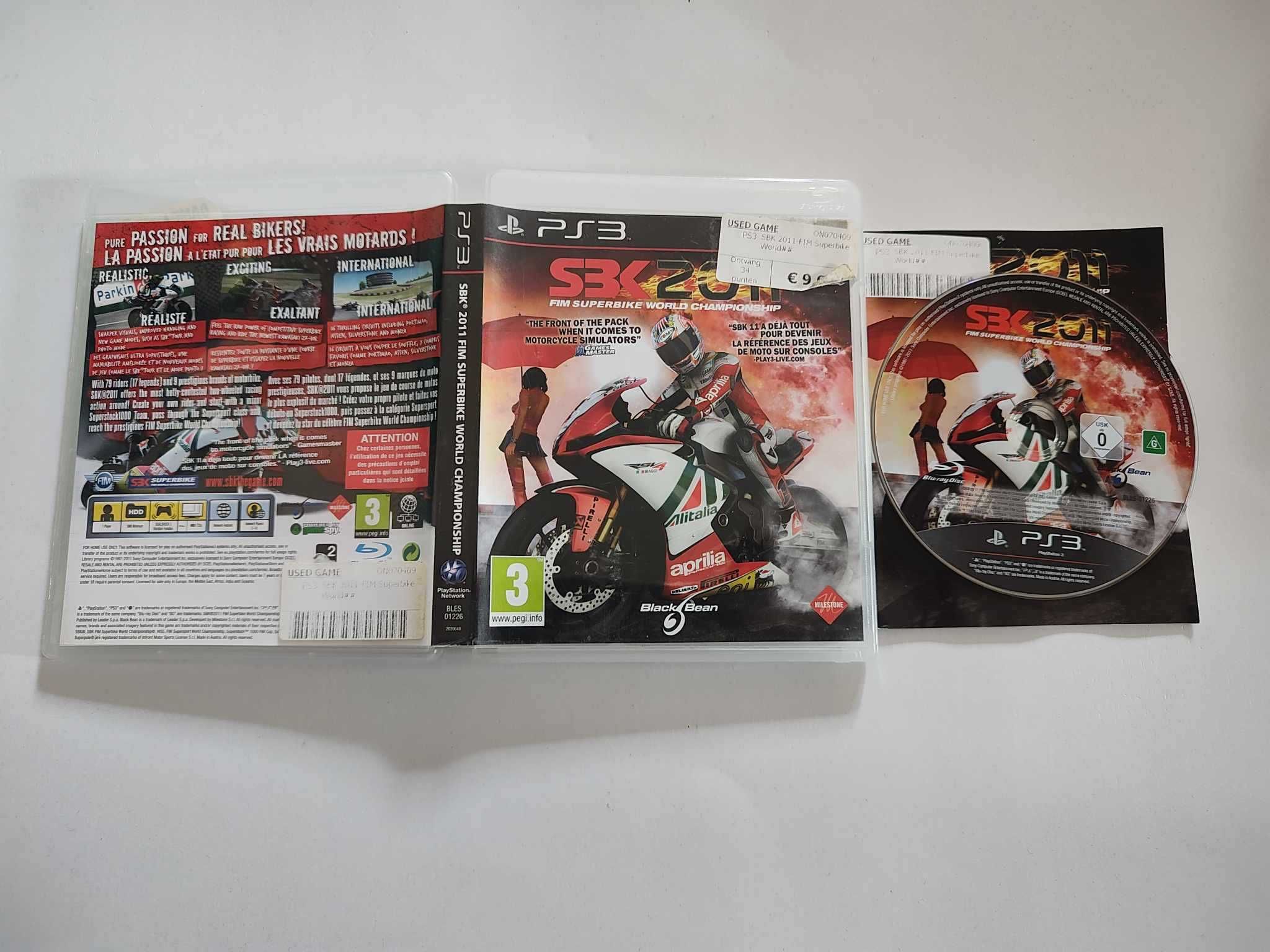 Gra PlayStation PS3 SBK 2011