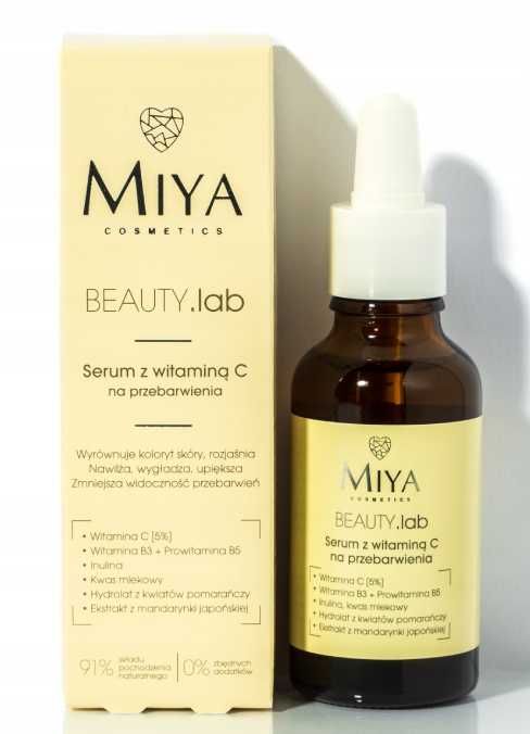 Miya Cosmetics Beauty Lab serum z witaminą C na przebarwienia