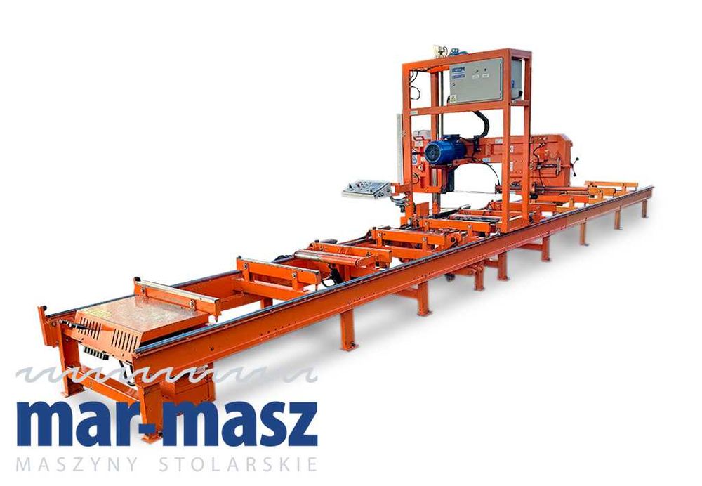 Trak pilarka taśmowa pozioma WIREX typ CZ-1/ZM do kłód