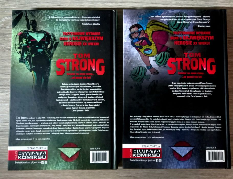 Tom Strong tom 1 i 2 nowe!