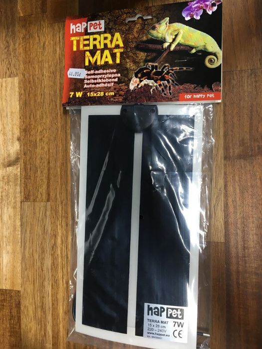 Mata grzejna do terrarium 7W 15x28cm Happet