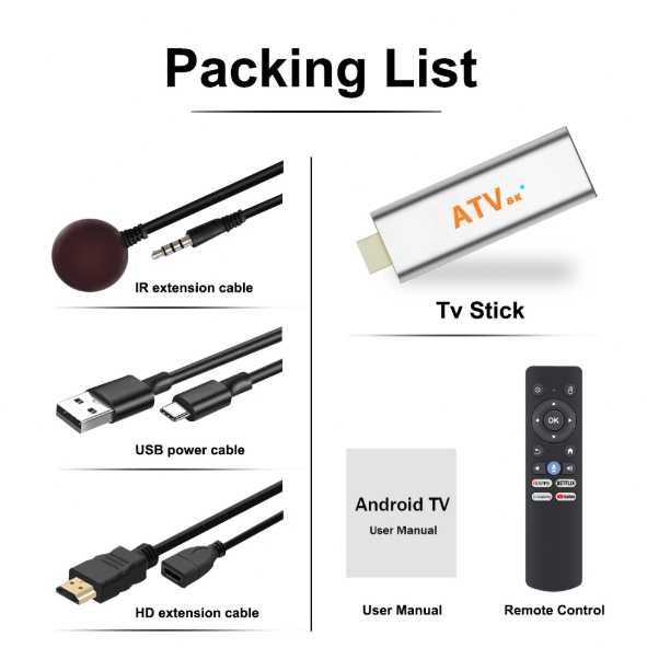 Android TV box - SMART TV - Android 14 - 4GB/16GB - Q15