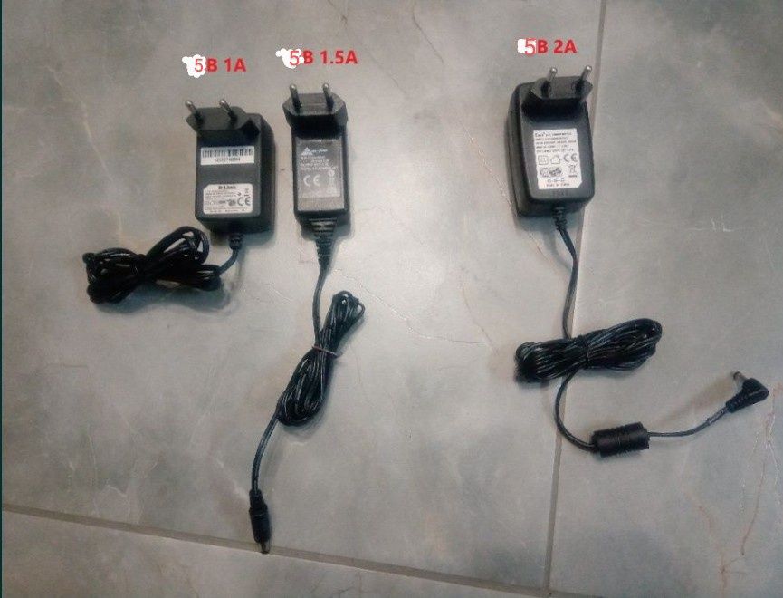 Блок живлення Адаптер AC/DC 5В 12В 48В(PoE) 1А 2А