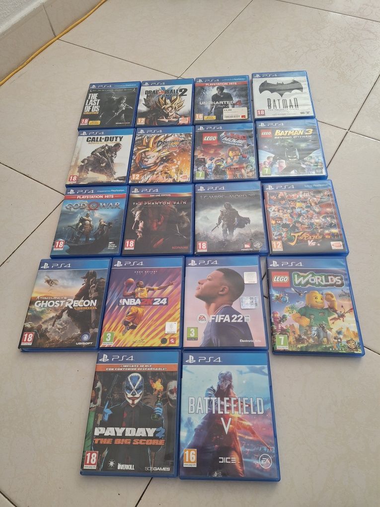 Jogos ps4 bom estado