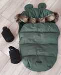 Śpiworek do wózka, sanek Elmi Ricokids - khaki